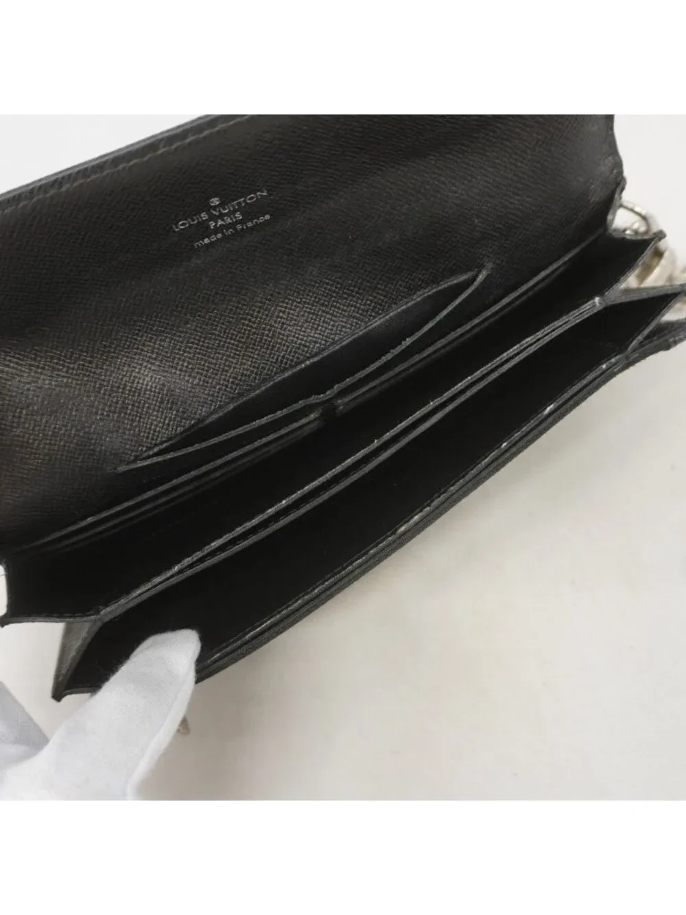 Louis Vuitton Wallet Damier Graphite Portefeuille Accordeon Black